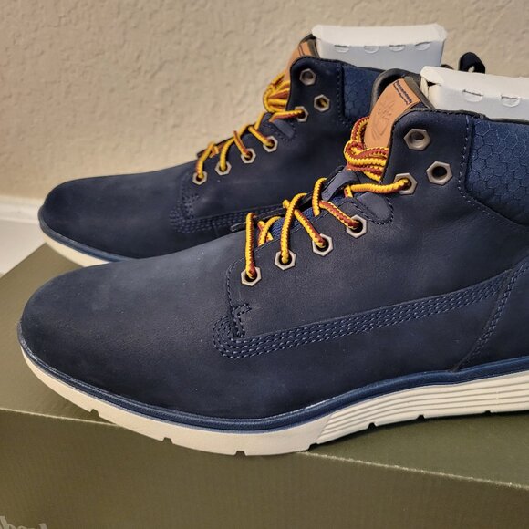 Timberland Killington Classic 6" Chukka Boots Navy Nubuck Men’s Size 7.5M - Picture 2 of 10